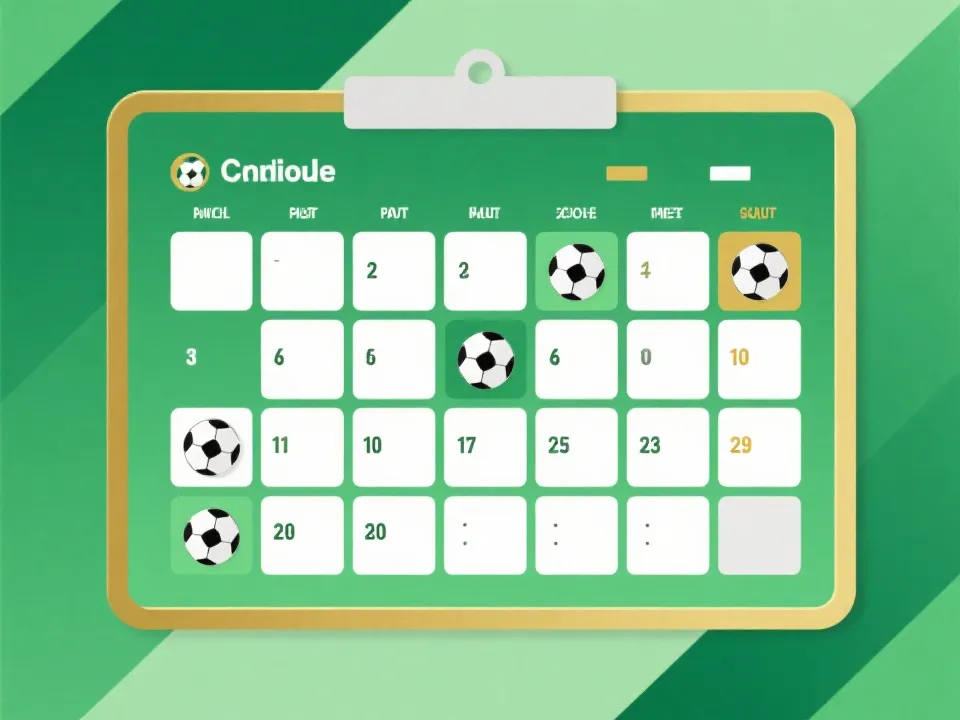 2026 世界盃賽程與日曆示意圖