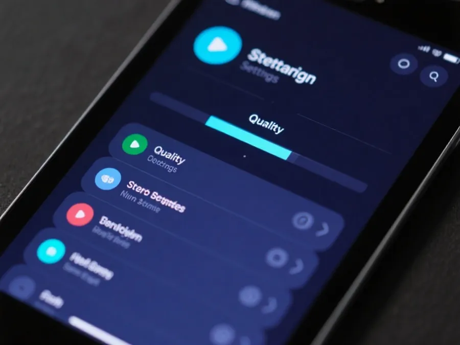 串流畫質與設定示意